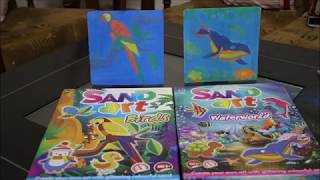 Sand Art for Kids Unboxing and Review | Sand Art for Children - Making a Sand Art Picture