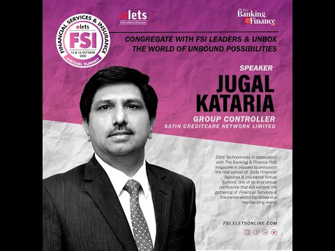 Elets Financial Services Summit 2020 - Mr. Jugal Kataria, Group Controller, SCNL
