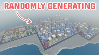 I Made A Randomly Generating City In Roblox Studio