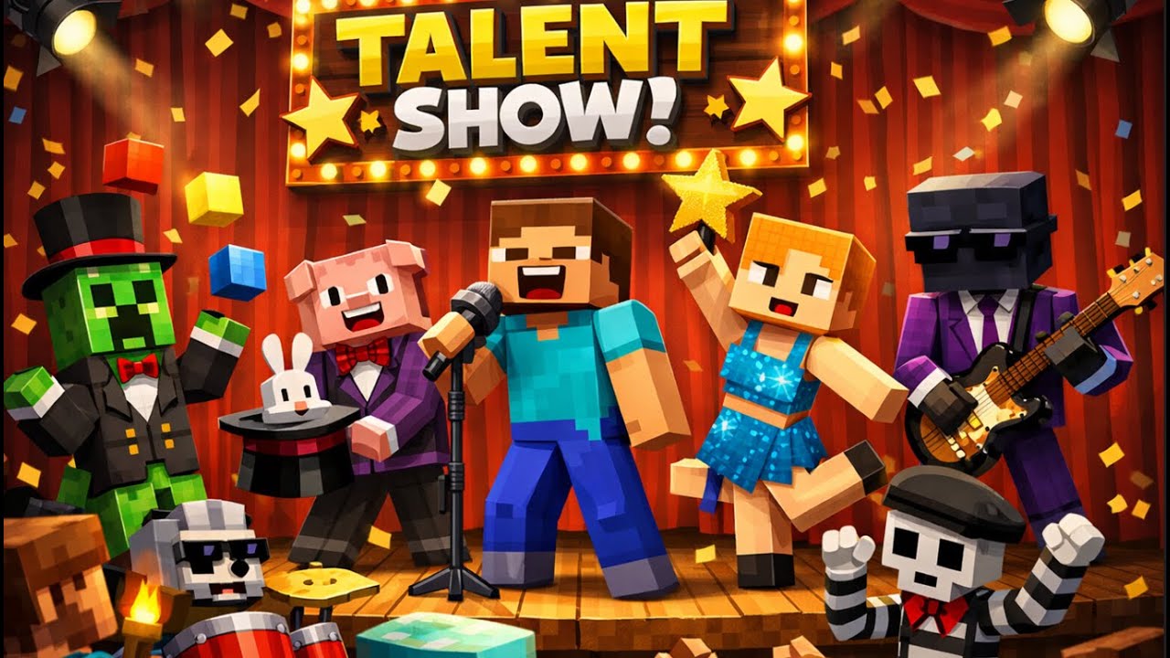 Minecraft Talentshow in AlmCraft