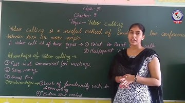 RPS Class 5 Computer Ch 9 Video Calling
