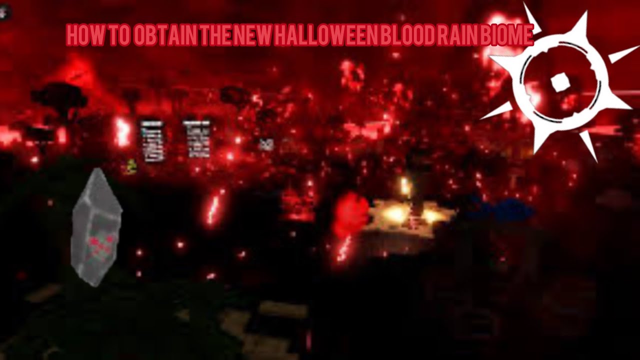 Blood Rain In Minecraft HOW TO OBTAIN THE NEW BLOOD RAIN BIOME (FULL SHOWCASE) - YouTube