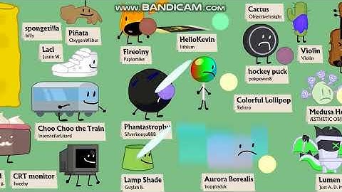 BFB 9 Recommended Characters (ORIGINAL)