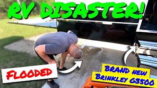 We flooded a brand new Brinkley G3500 Toy Hauler!