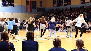 CHS Teachers Perform "Thriller" Flash Mob at Pep Rally