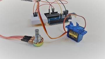 How to control servo motor with a potentiometer !