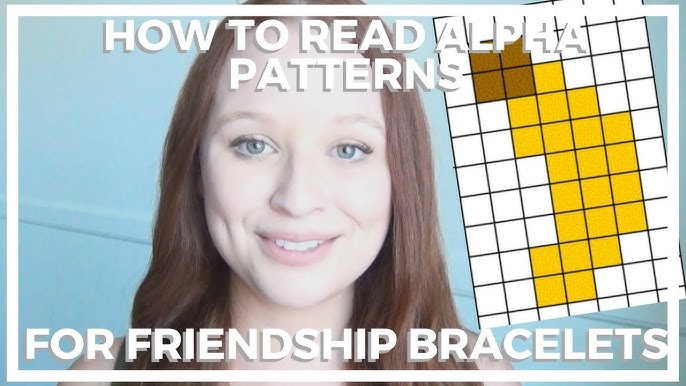 How to Read Friendship Bracelet Patterns - Sarah Maker