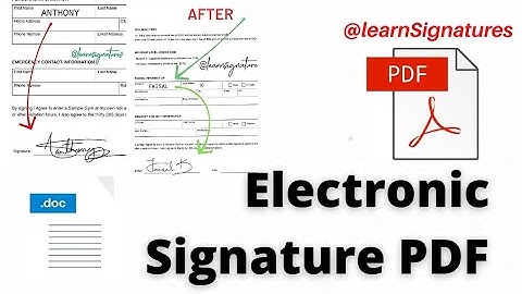 how to make electronic signature PDF. electronic signature style for signing documents