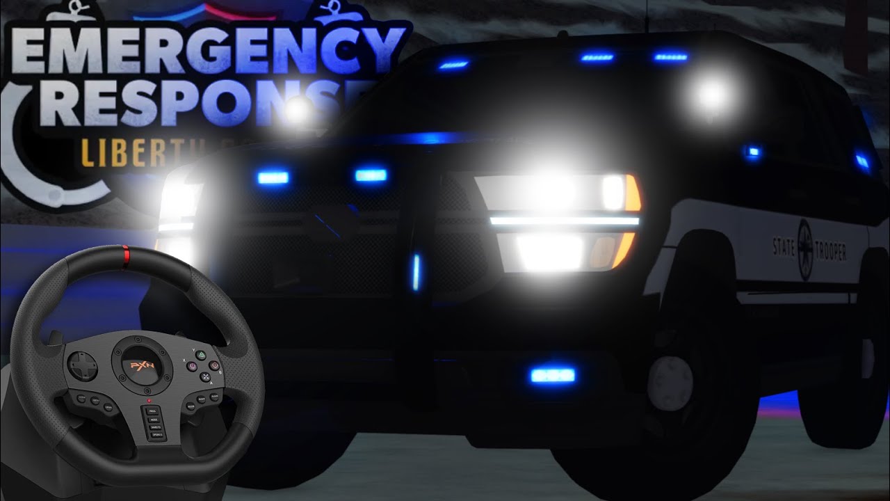 Using A Steering Wheel In Springfield Police Roleplay AGAIN | Roblox ER ...
