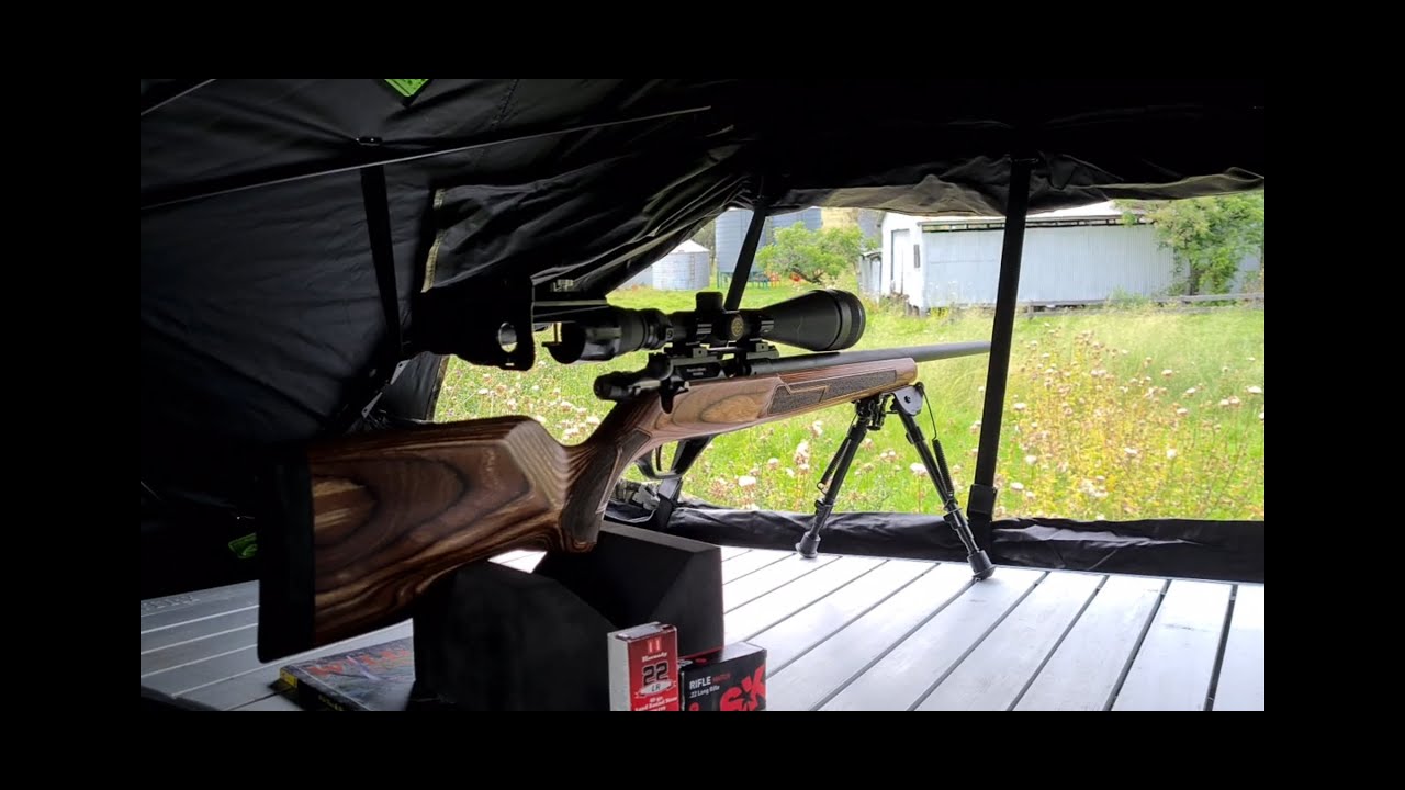Hunting Rabbits from a wheelchair part 2. Lithgow .22lr - YouTube