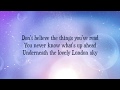 Underneath the lovely london sky  mary poppins returns lyrics