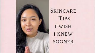 10 Skincare tips i wish i knew sooner| secret to glowy skin
