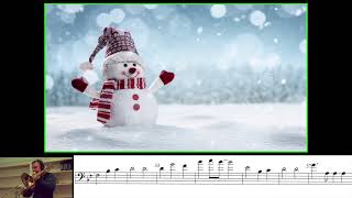 White Christmas (Bass) Trombone