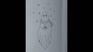 Step By Step Tutorial  - How To Draw A Cold Ghost