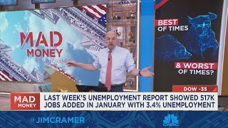 Jim Cramer says the economy is headed for a soft landing