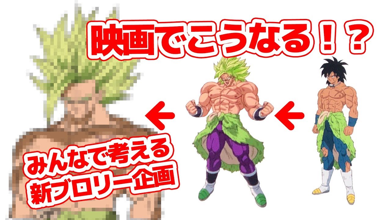 Drawing Broly's New Form from Dragonball Super Movie 2018 - YouTube