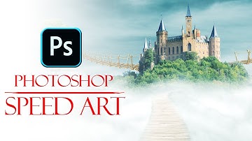 cloud castle | Photoshop speed art | art | stock images art on Photoshop | Graphic evolution.