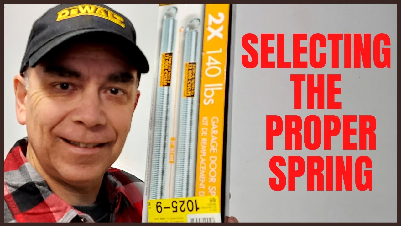 How to Choose the Right Replacement Garage Door Spring: Weight of Door