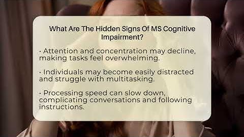 What Are The Hidden Signs Of MS Cognitive Impairment? - MS Support Network