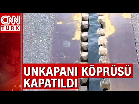 Unkapanı Köprüsü, bağlantı noktasında ayrılma meydana geldi