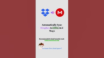 Automatically Sync Dropbox to MEGA with Step-by-Step Guide #multcloud #cloudstorage #cloudmigration