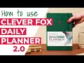 How to use the clever fox daily planner 2nd edition