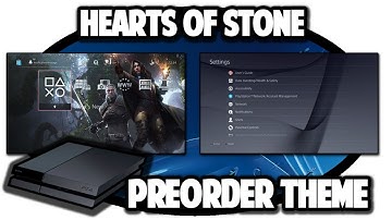 [PS4 THEMES] The Witcher 3: Hearts of Stone Preorder Theme Video in 60FPS