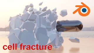 Blender 2.8 Cell Fracture Tutorial | Bullet into the wall