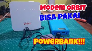 Modem ORBIT telkomsel bisa pakai Powerbank