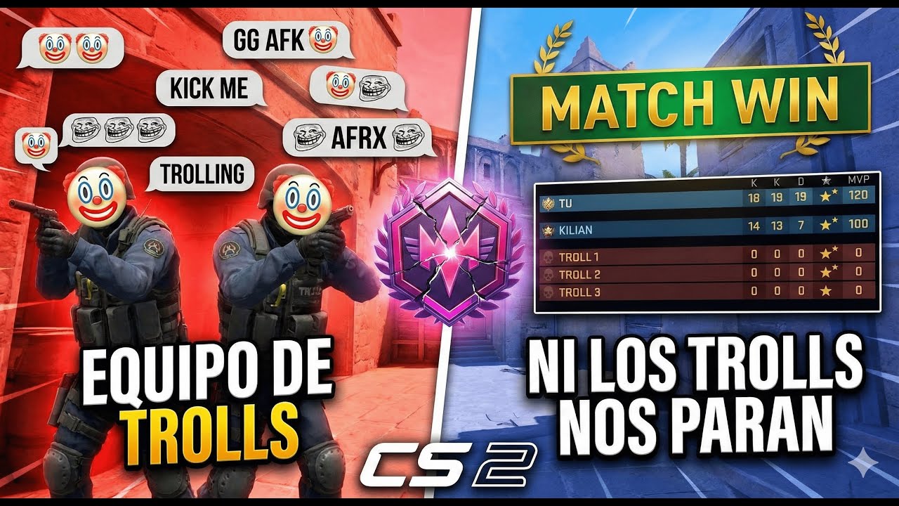 CS2 Premier: Ni los TROLLS nos paran (Con Kilian)