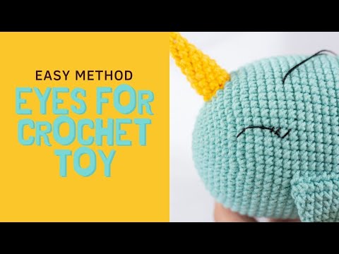 How to Embroider Eyes for Amigurumi