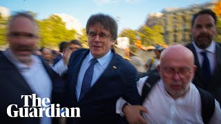 Download Lagu Fugitive Catalan leader Carles Puigdemont evades arrest after speech in Barcelona MP3 Download Lagu Fugitive Catalan leader Carles Puigdemont evades arrest after speech in Barcelona MP3