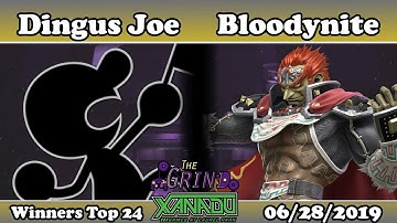 The Grind 82 Dingus Joe (Mr.Game and Watch) vs Bloodynite (Gannondorf) Winners Top 24