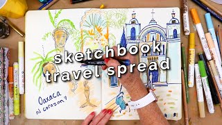 Create a fun travel spread with me! 📖🎨
