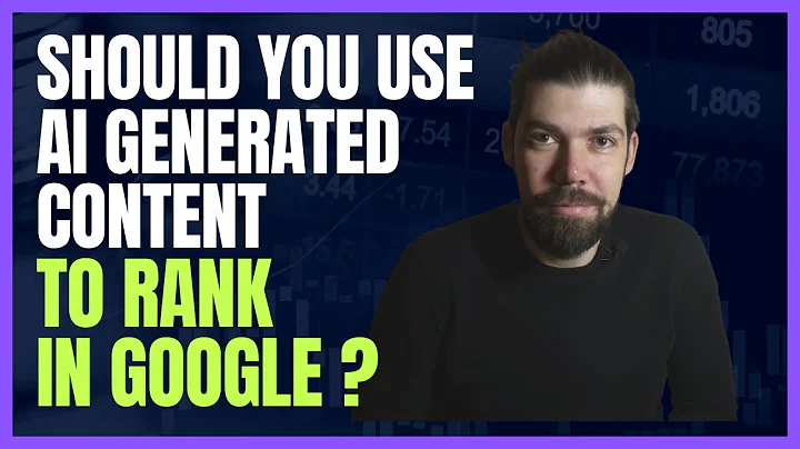Should you use AI generated content to rank in Google?