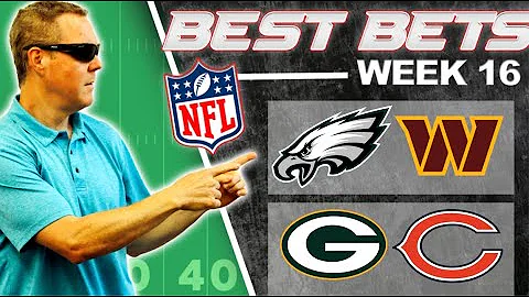 NFL Best Bets For BOTH Saturday Week 16 Games! Eagles vs Commanders | Packers vs Bears