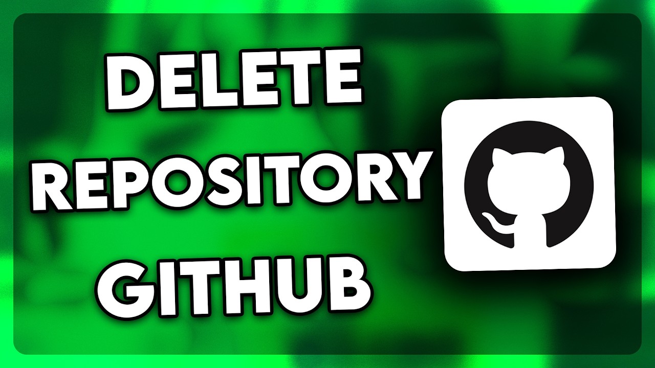 How to Delete a Repository in GitHub (2026) - YouTube