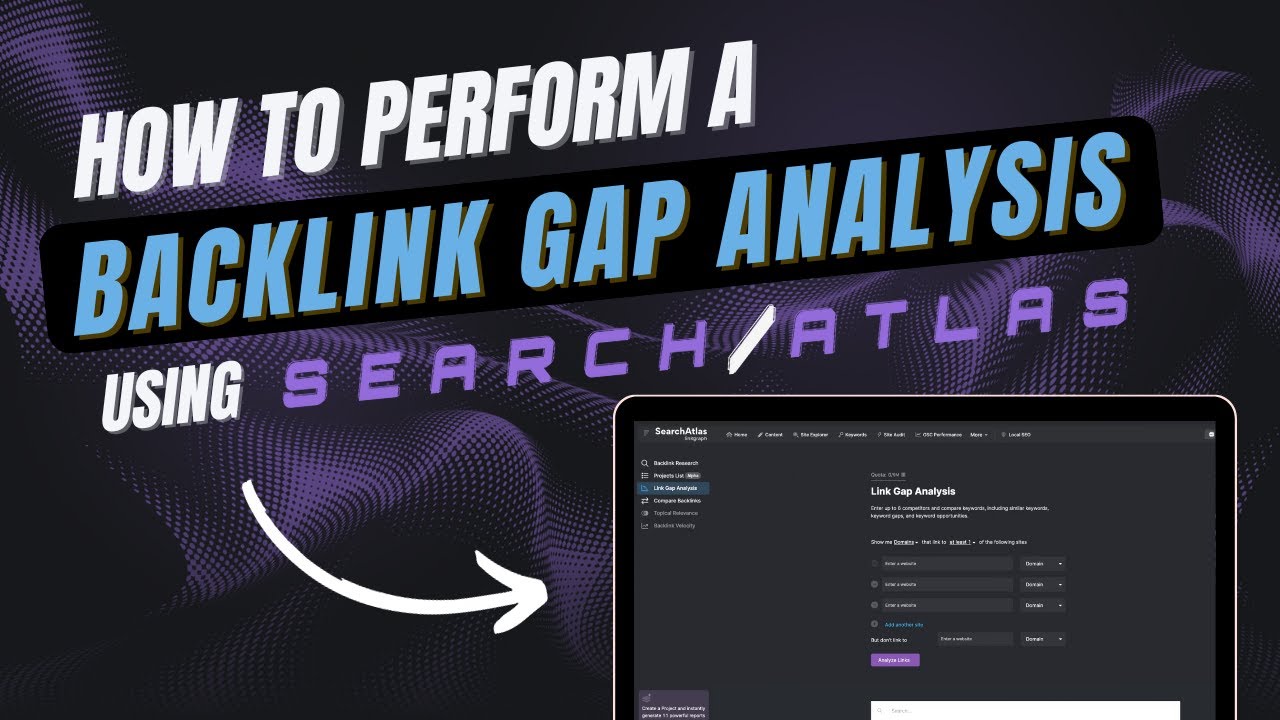 Perform A Backlink Gap Analysis Using SearchAtlas YouTube Perform A Backlink Gap Analysis Using SearchAtlas YouTube