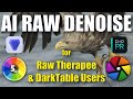 DXO Pure Raw &amp; Topaz Raw Ai Denoise  Workflow for Raw Therapee and Darktable Users.