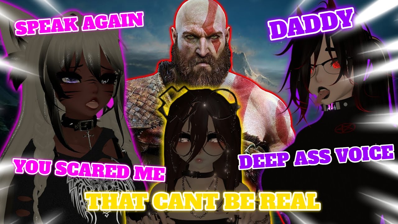 people react to kratos playing vrchat