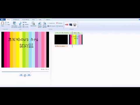 How to make lyric video's using windows LIVE movie maker OLD VERSION