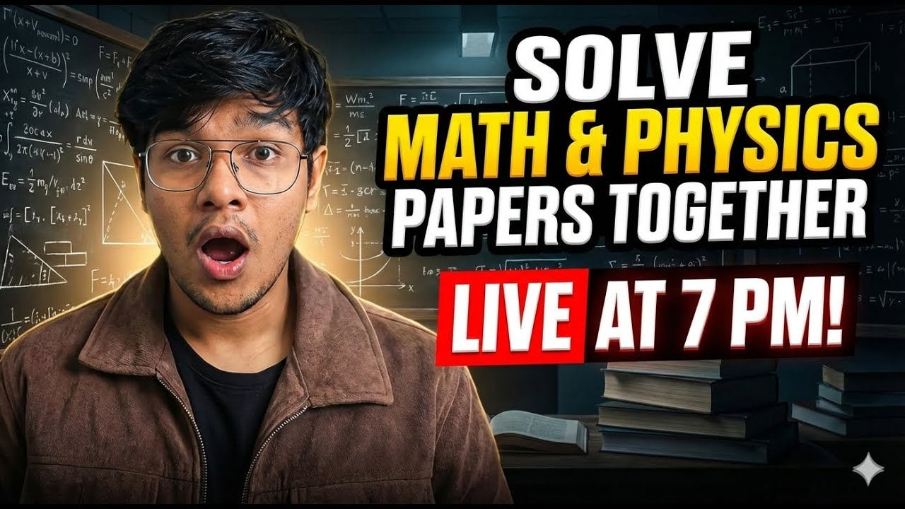 ICSE Class 10 Boards | Maths & Physics Sample Paper Solving LIVE (7 PM)