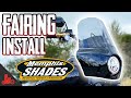 Harley Fairing Install: Memphis Shades Road Warrior!