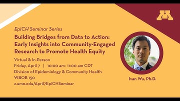 Building Bridges from Data to Action: Insights into Community Research to Promote Health Equity