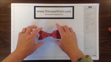 Stamp with Jini GETTING STARTED WITH THE GIFT BOW DIE by Jini Merck