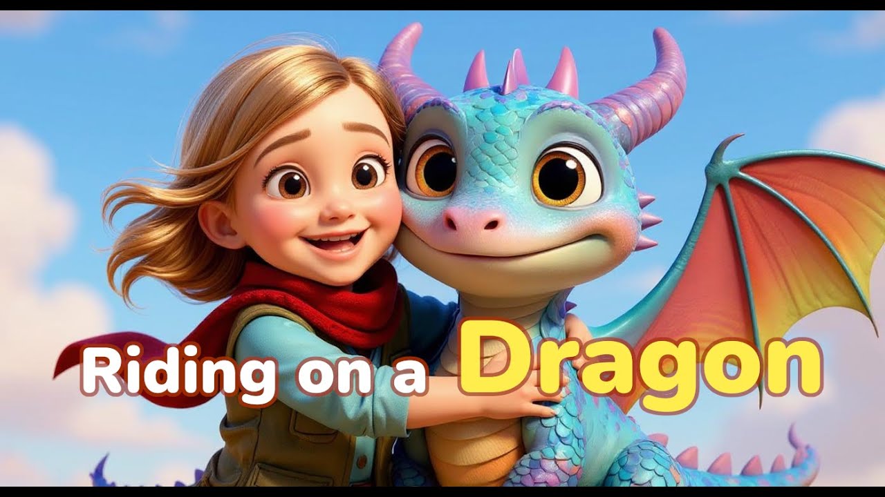 Riding on a Dragon | Magical Kids Song & Animation 🐉✨