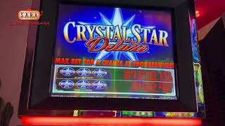 Crystal Star Deluxe Slot Machine - Max bet, Max wins!!! WATCH TILL THE END!