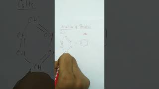 Structure of benzene 👍👍✍️✍️