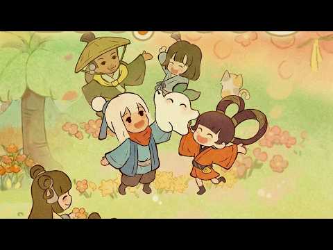 [6월 신작 모바일게임] 판타지 힐링 전원 생활 시뮬레이션 경영 게임 '산너머 도원마을' 플레이. 귀여운 2D 애니메이션 마을 하우징 (꾸미기) 요리 농사 게임 기대작 추천?