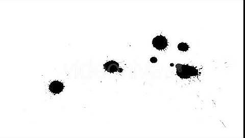 Ink Drops on Dry Paper 06 | Motion Graphics - Envato elements